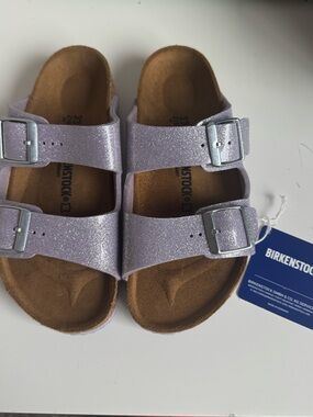 Birkenstock Arizona Kids Magic Galaxy Purple Lavender Sandals. US Size 1 Kids